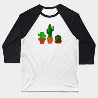 3 Cactuses Baseball T-Shirt